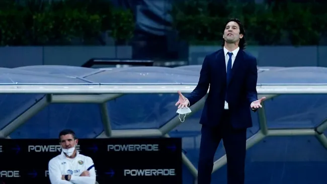 Santiago Solari en victoria vs Pachuca