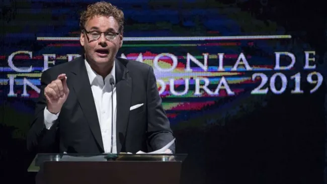 David Faitelson durante un evento