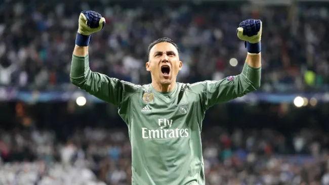 Keylor Navas en su paso por el Real Madrid