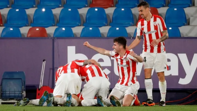 Athletic de Bilbao venció al Levante en la semifinal de la Copa del Rey