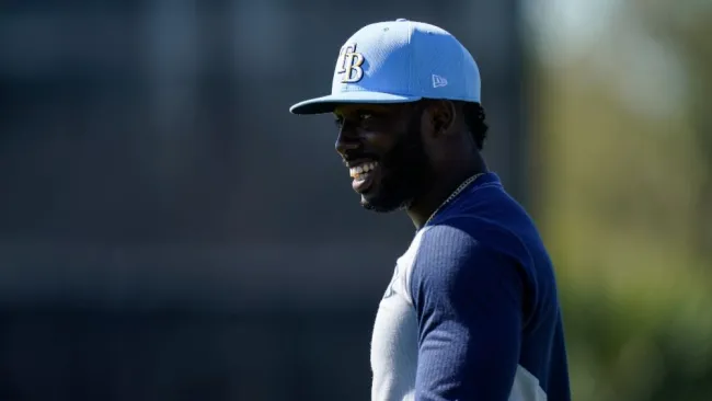 Randy Arozarena, jugador de los Rays de Tampa Bay