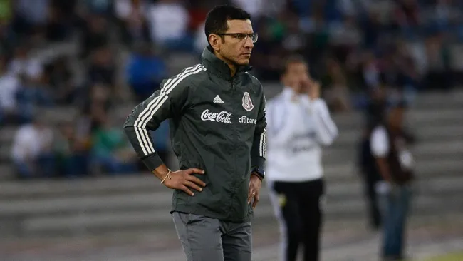 Jaime Lozano en un partido con el Tri