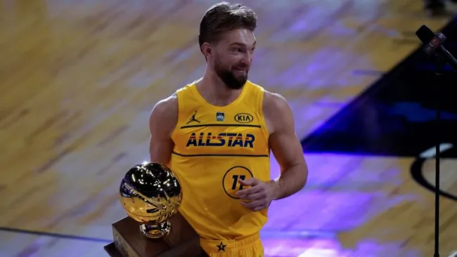 Domantas Sabonis tras ganar el Concurso de Habilidades de la NBA