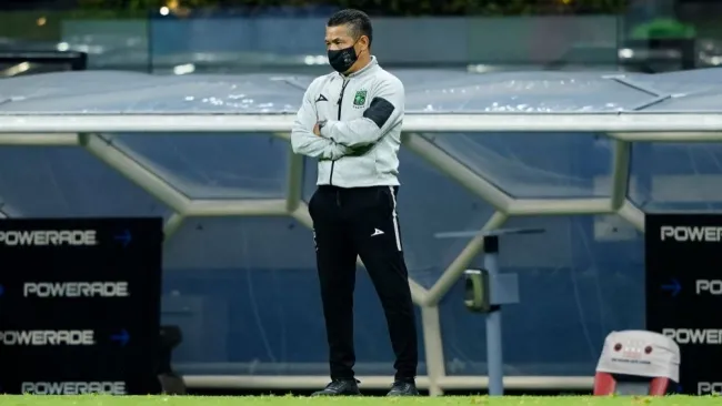Nacho Ambriz durante el partido entre León y América