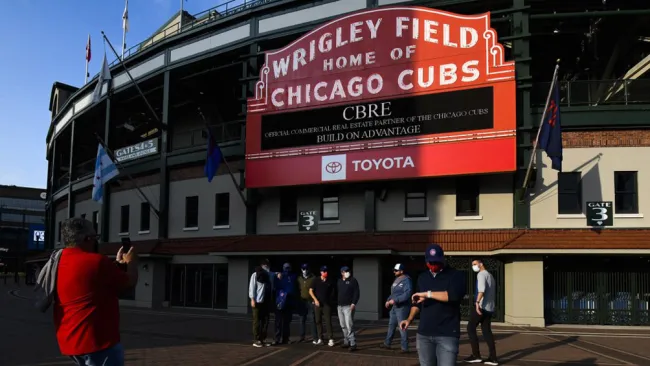Afición de los Cubs en el Wrigley Field