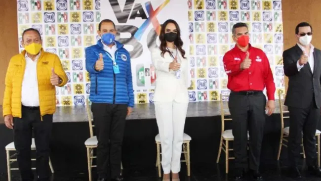 Lupita Jones, tras rendir protesta con la coalición 'Va por Baja California'