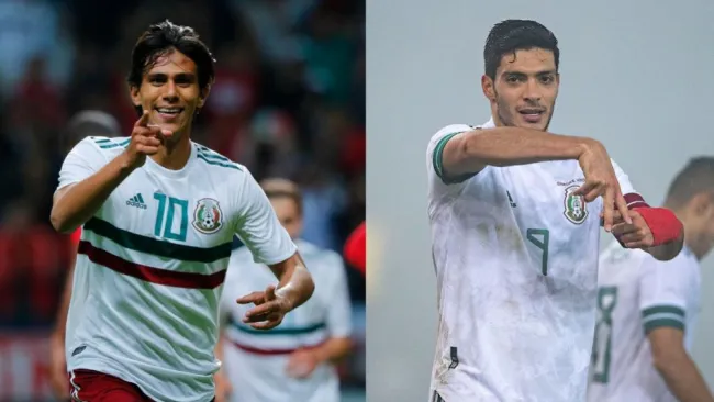 Macías y Jiménez con la Selección Mexicana