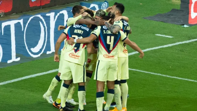 América en festejo de gol