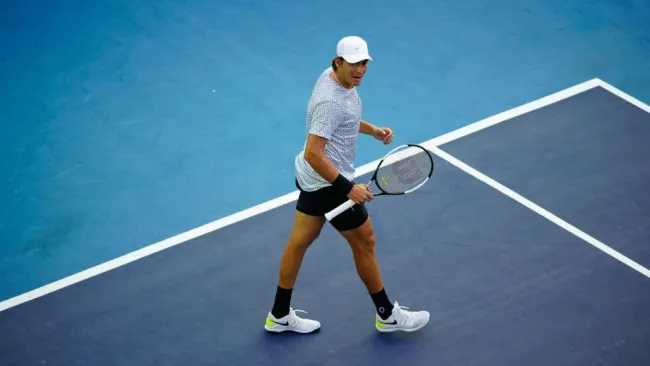 Gerardo López en juego del Abierto Mexicano