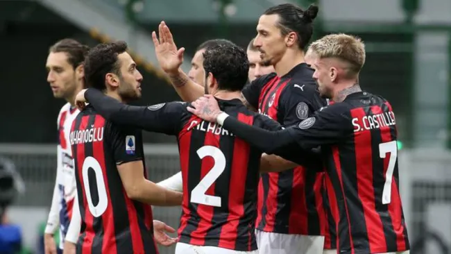 Zlatan en festejo de gol 