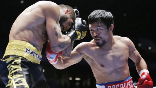 Manny Pacquiao en duelo ante Lucas Matthysse