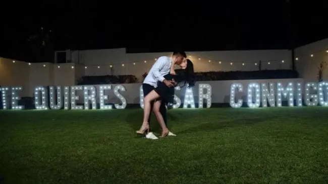 Jesús Gallardo en propuesta de matrimonio