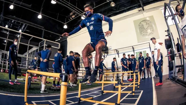 América en entrenamiento