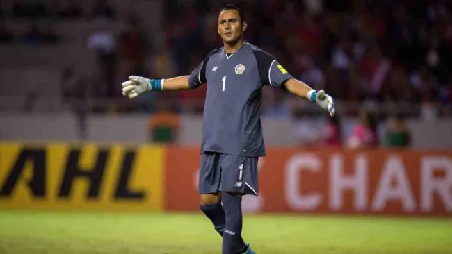 Keylor Navas en partido con Costa Rica