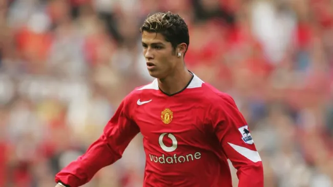 Cristiano Ronaldo en su paso por el Manchester United