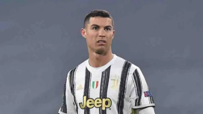 Cristiano Ronaldo en un partido con la Juventus