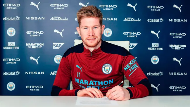 Manchester City: Kevin De Bruyne renovó hasta 2025 con el club