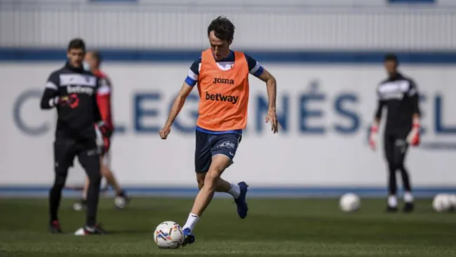 Leganés en entrenamiento