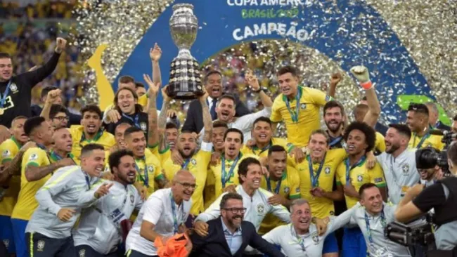 Brasil tras conquistar la Copa América