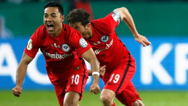 Marco Fabián como jugador del Eintracht Frankfurt 