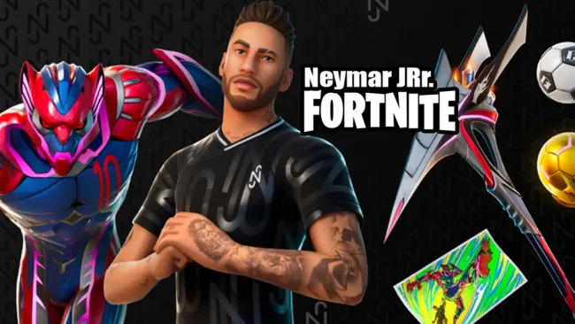 Skin de Neymar es presentado en Fortnite