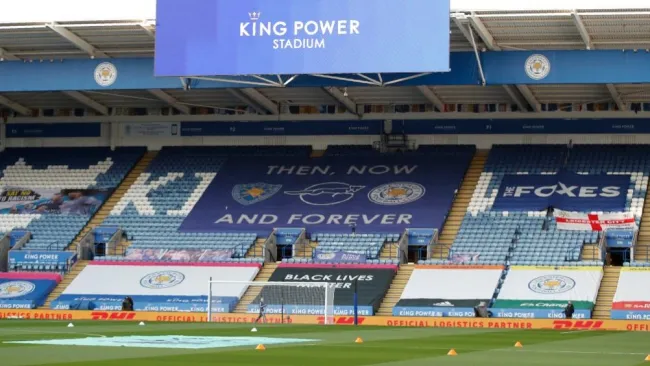 Estadio del Leicester City previo a un duelo de Premier League
