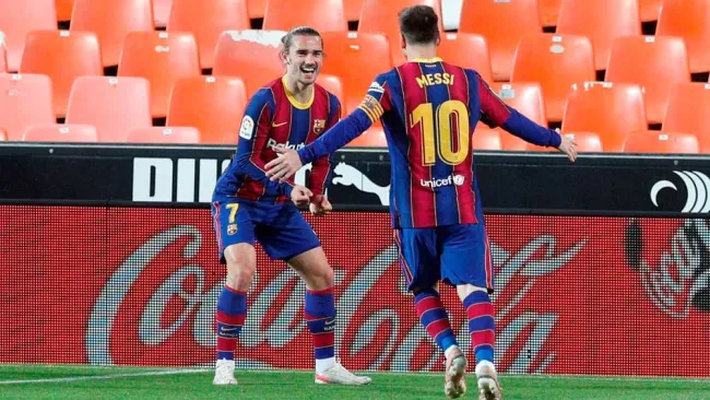 Messi, en festejo de gol