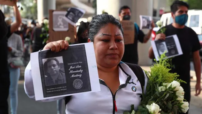 Familiares fallecidos Línea 12