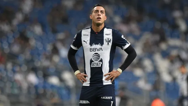 Funes Mori en partido con Rayados 
