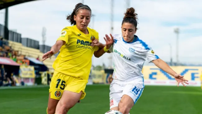 Rubí Soto en el duelo entre el Villarreal y el Pozoalbense