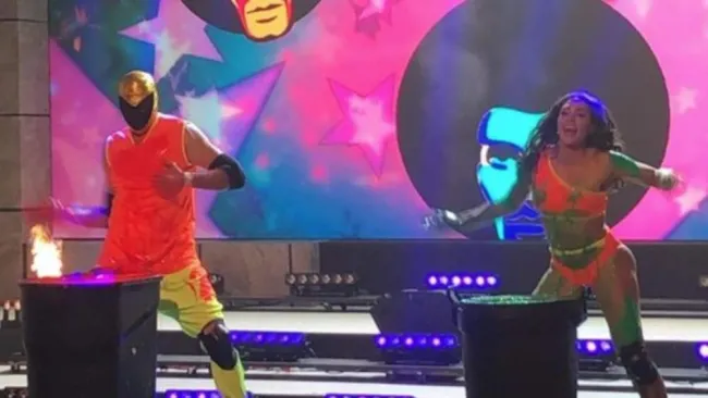 Tinieblas Jr, y Macky González