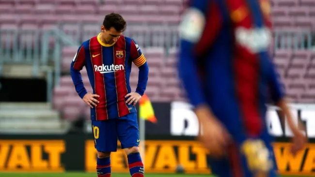 Messi durante el partido entre el Barcelona y el Celta de Vigo