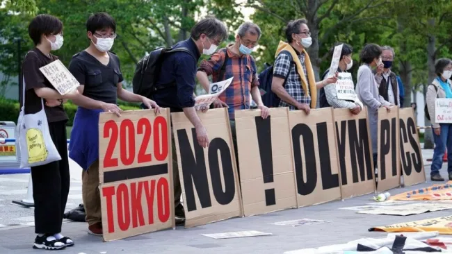 Protestas en Japón por los JJOO