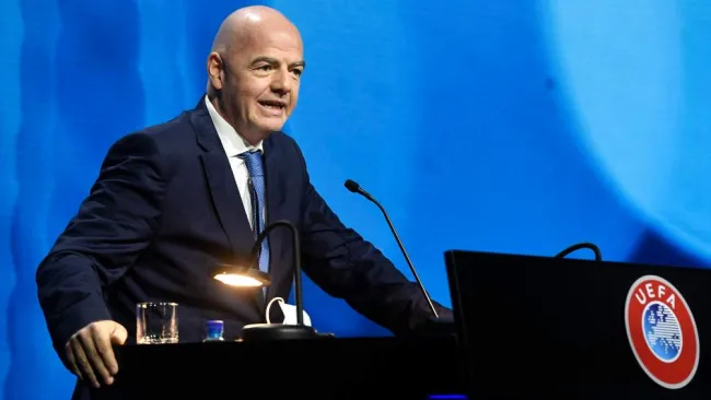 Infantino en presentación