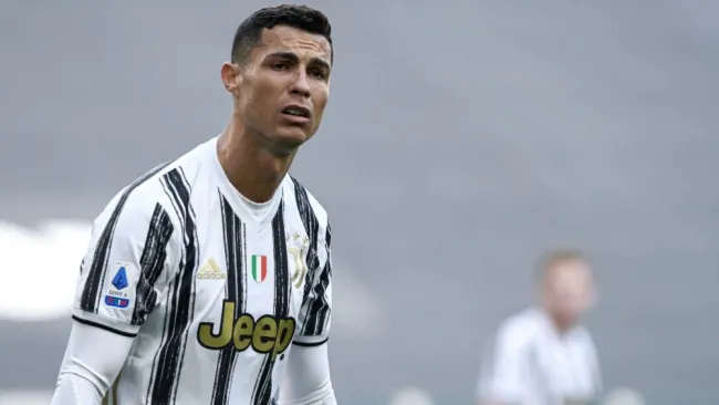 Cristiano Ronaldo durante un partido de la Juventus