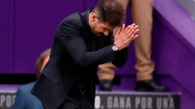 Diego Simeone en victoria vs Valladolid