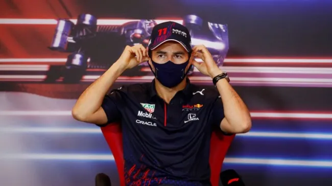 Checo Pérez en el GP de Mónaco 