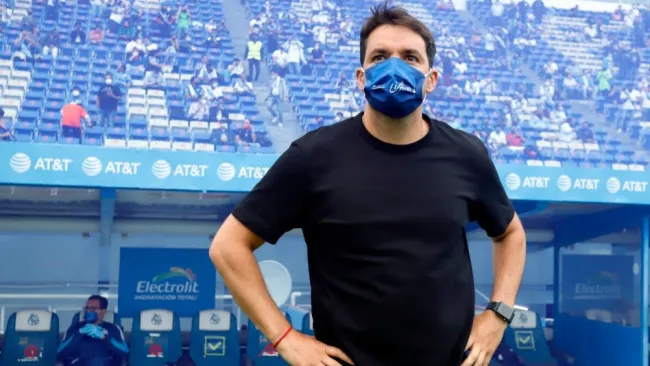 Nicolás Larcamón, técnico del Puebla
