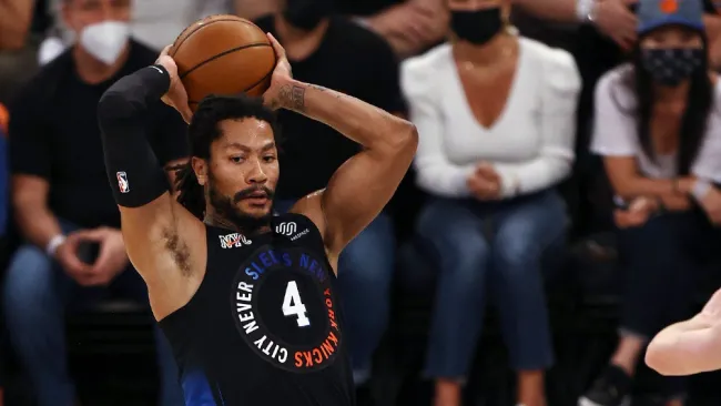 Derrick Rose de los Knicks de Nueva York