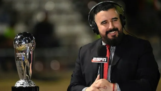 Álvaro Morales en transmisión de ESPN