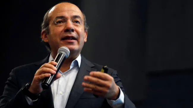 Felipe Calderón en evento público