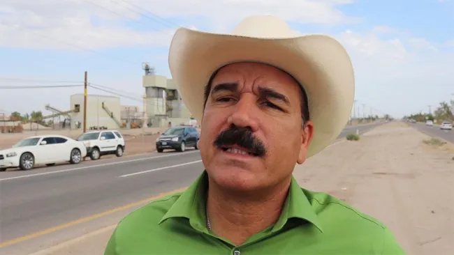 Rigoberto Campos previo a un evento