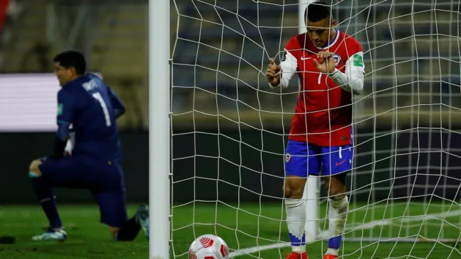Alexis Sánchez en lamento con Chile