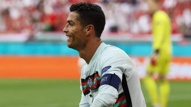 Cristiano Ronaldo en partido 