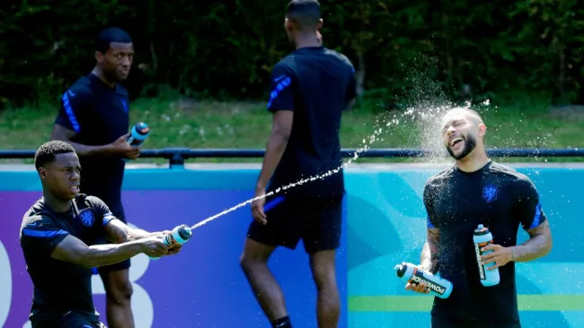 Países Bajos en entrenamiento