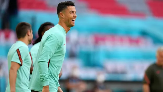 Cristiano Ronaldo previo al duelo entre Portugal y Alemania