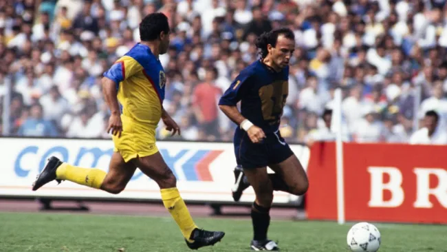 Juan Carlos Vera en la Final de temporada 90-91 vs América