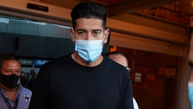 Andrada a su llegada a Monterrey 