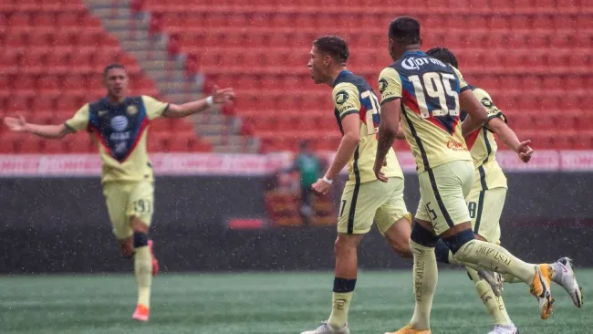 América en festejo de gol