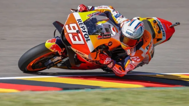 Marc Márquez en el Gran Premio de Alemania